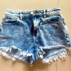 denim shorts